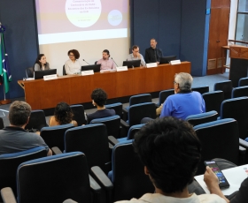 Encontro do Serviço Alemão de Intercâmbio Acadêmico com os ex-bolsistas do DF. 31/10/2025 Foto: Beto Monteiro/Ascom UnB